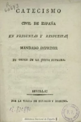 Catecismo Civil de España.