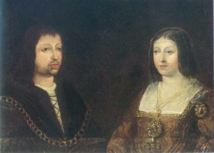 Fernado de Aragón e Isabel de Castilla.